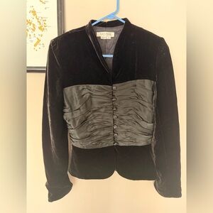 Kay Unger Black Velvet Jacket